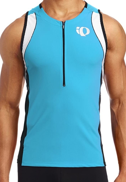 PEARL IZUMI Cycling Men's Elite Pursuit Tri Singlet Sleeveles Top - Picture 1 of 8